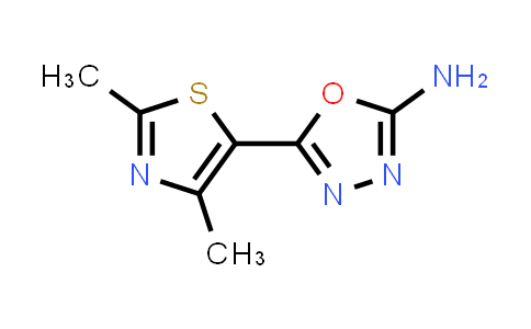 CAS No. 31877-60-8, 5-(2,4-Dimethyl-1,3-thiazol-5-yl)-1,3,4-oxadiazol-2-amine