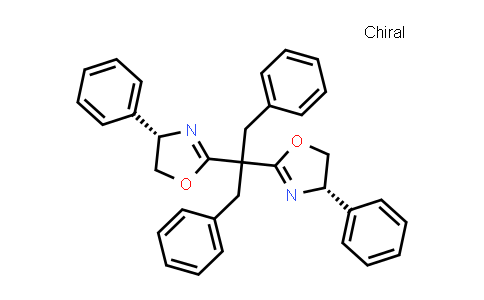 CAS No. 319489-87-7, (4S,4'S)-2,2'-(1,3-Diphenylpropane-2,2-diyl)bis(4-phenyl-4,5-dihydrooxazole)