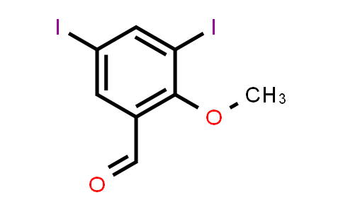 CAS No. 32024-13-8, 3,5-Diiodo-2-methoxybenzaldehyde