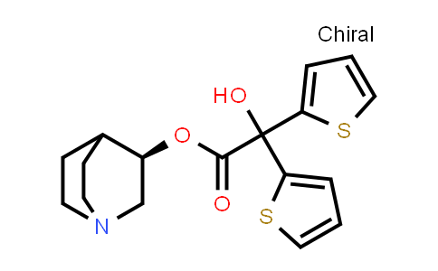 CAS No. 320347-97-5, 2-Thiopheneacetic acid, α-hydroxy-α-2-thienyl-, (3R)-1-azabicyclo[2.2.2]oct-3-yl ester