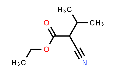CAS No. 3213-49-8, Ethyl 2-cyano-3-methylbutanoate