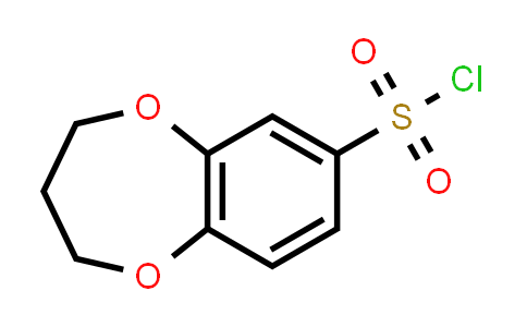 CAS No. 321309-38-0, 3,4-Dihydro-2H-1,5-benzodioxepine-7-sulfonyl chloride