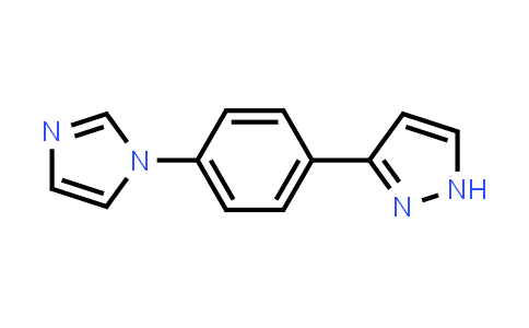 CAS No. 321385-58-4, 3-(4-(1H-Imidazol-1-yl)phenyl)-1H-pyrazole