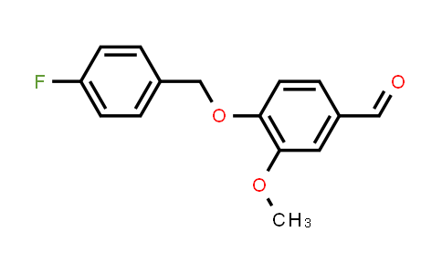 CAS No. 321432-05-7, 4-[(4-Fluorobenzyl)oxy]-3-methoxybenzaldehyde