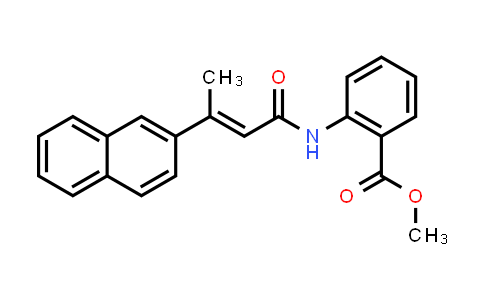 CAS No. 321674-72-0, (E)-methyl 2-(3-(naphthalen-2-yl)but-2-enamido)benzoate