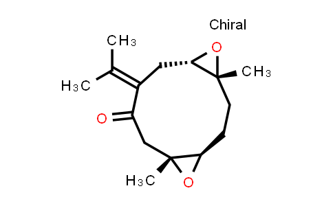 CAS No. 32179-18-3, 4βH-Germacr-7(11)-en-6-one, 3α,4:9α,10-diepoxy-