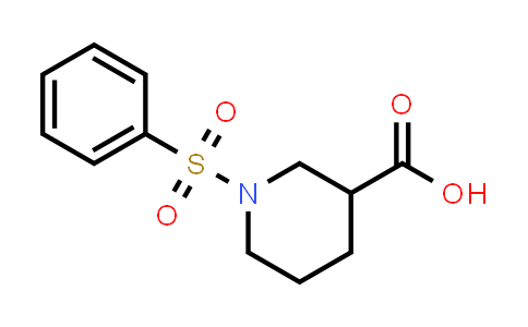 CAS No. 321970-54-1, 1-(Phenylsulfonyl)piperidine-3-carboxylic acid