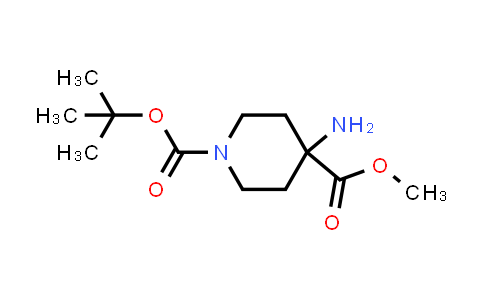 CAS No. 321997-89-1, 1-tert-Butyl 4-methyl 4-aminopiperidine-1,4-dicarboxylate