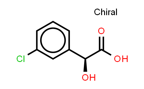 CAS No. 32222-43-8, Benzeneacetic acid, 3-chloro-a-hydroxy-, (aS)-
