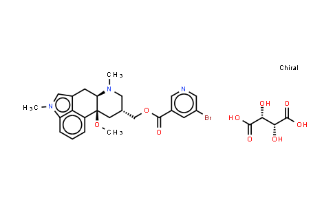 CAS No. 32222-75-6, Nicergoline (tartrate)
