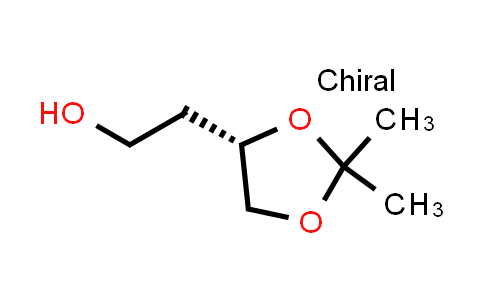 CAS No. 32233-43-5, (S)-2-(2,2-Dimethyl-[1,3]dioxolan-4-yl)ethanol