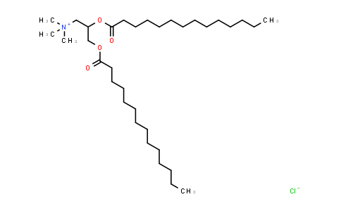 CAS No. 322453-59-8, (2S)-N,N,N-Trimethyl-2,3-bis[(1-oxotetradecyl)oxy]-1-propanaminium (chloride salt)