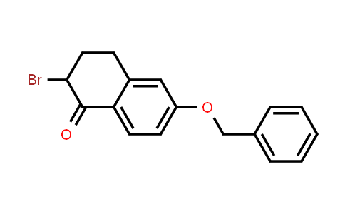 CAS No. 32263-71-1, 2-Bromo-3,4-dihydro-6-(phenylmethoxy)-1(2H)-naphthalenone