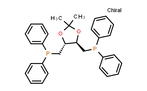 CAS No. 32305-98-9, (((4R,5R)-2,2-Dimethyl-1,3-dioxolane-4,5-diyl)bis(methylene))bis(diphenylphosphine)