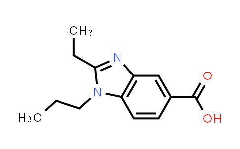 CAS No. 324062-68-2, 2-Ethyl-1-propyl-1h-benzimidazole-5-carboxylic acid