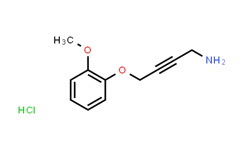 CAS No. 32498-42-3, 4-(2-Methoxyphenoxy)but-2-yn-1-amine hydrochloride