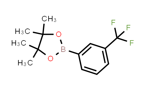 CAS No. 325142-82-3, 4,4,5,5-Tetramethyl-2-(3-(trifluoromethyl)phenyl)-1,3,2-dioxaborolane