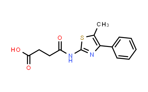 CAS No. 325471-38-3, 4-[(5-Methyl-4-phenyl-1,3-thiazol-2-yl)amino]-4-oxobutanoic acid