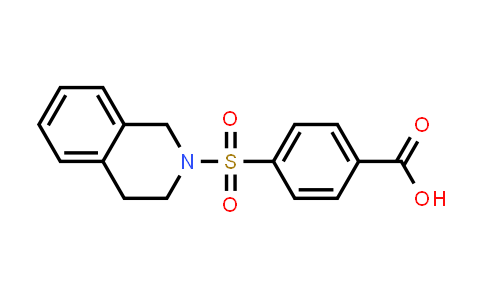 CAS No. 325702-76-9, 4-(3,4-Dihydroisoquinolin-2(1H)-ylsulfonyl)benzoic acid