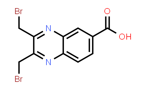 CAS No. 32602-11-2, 6-Quinoxalinecarboxylic acid, 2,3-bis(bromomethyl)-