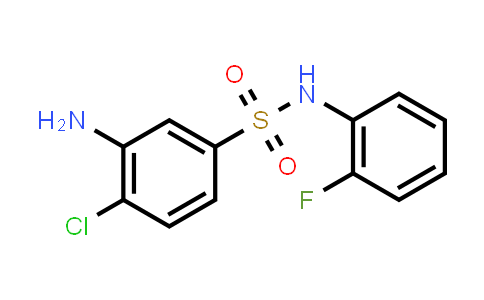 CAS No. 326182-61-0, Benzenesulfonamide, 3-amino-4-chloro-N-(2-fluorophenyl)-