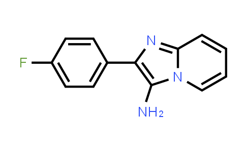 CAS No. 326883-87-8, 2-(4-Fluorophenyl)imidazo[1,2-a]pyridin-3-amine