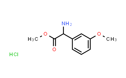 CAS No. 327051-33-2, Methyl 2-amino-2-(3-methoxyphenyl)acetate hydrochloride