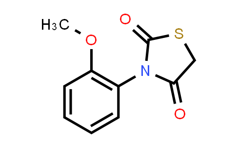 CAS No. 32826-86-1, 3-(2-Methoxyphenyl)-1,3-thiazolidine-2,4-dione