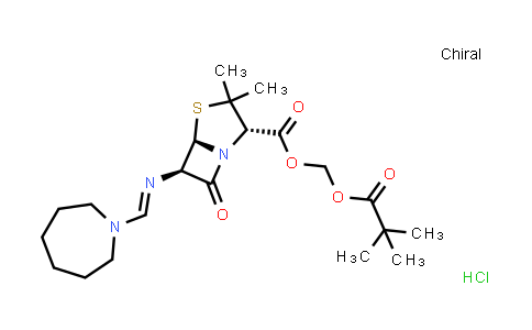 CAS No. 32887-03-9, Pivmecillinam (hydrochloride)