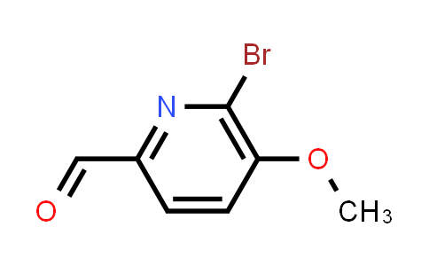 CAS No. 329217-74-5, 6-bromo-5-methoxypyridine-2-carbaldehyde
