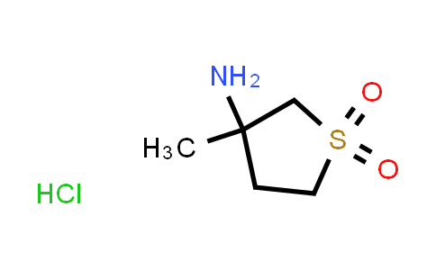 CAS No. 329325-18-0, (3-Methyl-1,1-dioxidotetrahydro-3-thienyl)amine hydrochloride