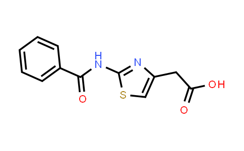 CAS No. 329698-00-2, [2-(Benzoylamino)-1,3-thiazol-4-yl]acetic acid