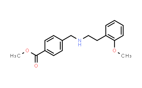 CAS No. 329774-40-5, Methyl 4-(((2-methoxyphenethyl)amino)methyl)benzoate