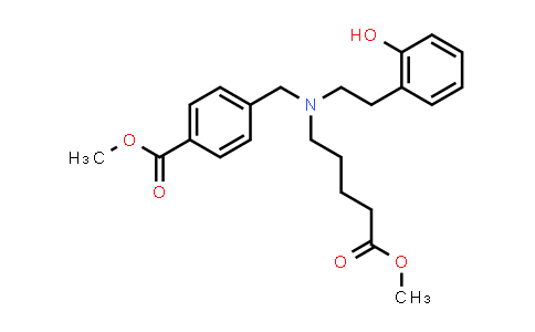 CAS No. 329774-42-7, Methyl 4-(((2-hydroxyphenethyl)(5-methoxy-5-oxopentyl)amino)methyl)benzoate