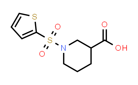 CAS No. 329909-94-6, 1-(2-Thienylsulfonyl)piperidine-3-carboxylic acid