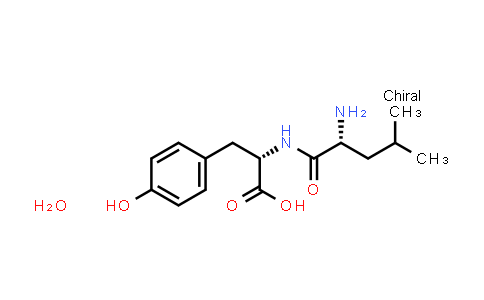 CAS No. 3303-29-5, (S)-2-((R)-2-Amino-4-methylpentanamido)-3-(4-hydroxyphenyl)propanoic acid hydrate