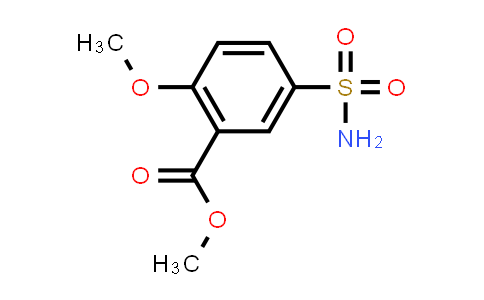 CAS No. 33045-52-2, Methyl 2-methoxy-5-sulfamoylbenzoate