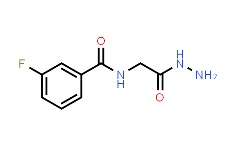 CAS No. 330470-64-9, 3-Fluoro-N-(2-hydrazinyl-2-oxoethyl)benzamide
