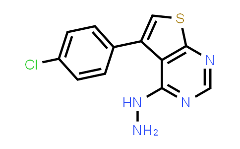 CAS No. 330473-50-2, 5-(4-Chlorophenyl)-4-hydrazinylthieno[2,3-d]pyrimidine