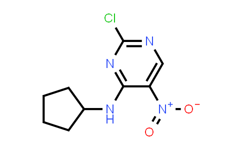CAS No. 330550-92-0, (2-Chloro-5-nitro-pyrimidin-4-yl)-cyclopentyl-amine