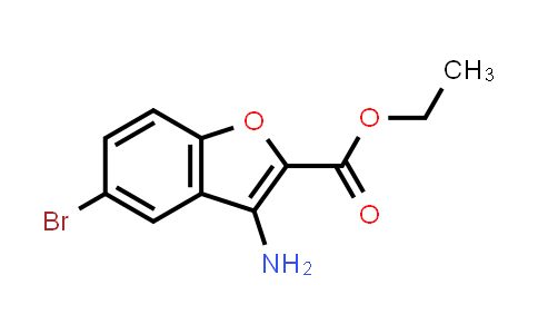 CAS No. 330555-71-0, Ethyl 3-amino-5-bromobenzofuran-2-carboxylate
