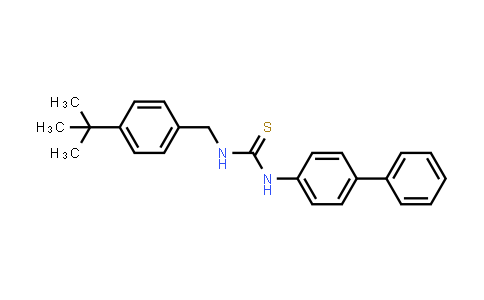 CAS No. 330591-83-8, 1-(Biphenyl-4-yl)-3-(4-tert-butylbenzyl)thiourea