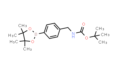 CAS No. 330794-35-9, tert-Butyl (4-(4,4,5,5-tetramethyl-1,3,2-dioxaborolan-2-yl)benzyl)carbamate