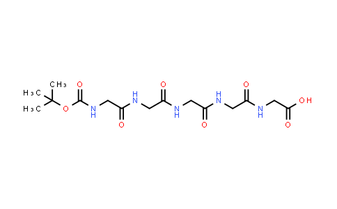 CAS No. 330807-97-1, (tert-Butoxycarbonyl)glycylglycylglycylglycylglycine