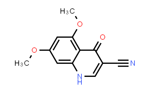 CAS No. 331662-65-8, 3-Quinolinecarbonitrile, 1,4-dihydro-5,7-dimethoxy-4-oxo-