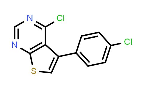 CAS No. 331761-46-7, 4-Chloro-5-(4-chlorophenyl)thieno[2,3-d]pyrimidine
