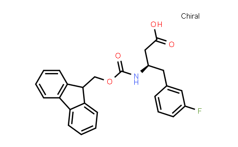 CAS No. 331763-67-8, (3R)-3-(9H-fluoren-9-ylmethoxycarbonylamino)-4-(3-fluorophenyl)butanoic acid