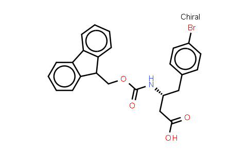 CAS No. 331763-76-9, Fmoc-(R)-3-Amino-4-(4-bromo-phenyl)-butyric acid