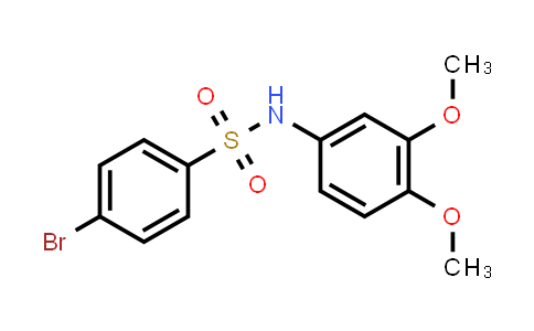 DY549161 | 332354-59-3 | 4-bromo-N-(3,4-dimethoxyphenyl)benzenesulfonamide