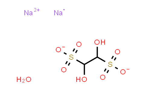 CAS No. 332360-05-1, monosodium monosodium(II) mono(1,2-dihydroxyethane-1,2-disulfonate) hydrate